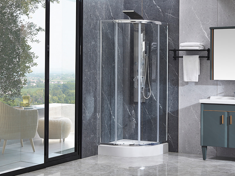 Posuvný sprchový kút SE chrómový hliníkový profil do kúpeľne Posuvný sprchový kút SE chrómový hliníkový profil do kúpeľne