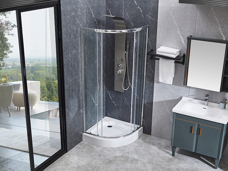 Posuvný sprchový kút SE chrómový hliníkový profil do kúpeľne Posuvný sprchový kút SE chrómový hliníkový profil do kúpeľne