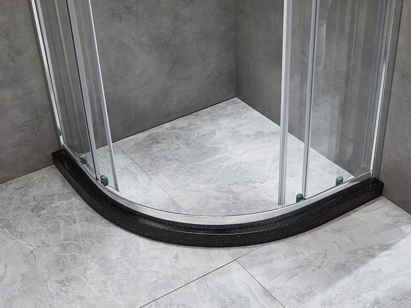 Posuvný sprchový kút SE, číre tvrdené sklo, chrómový hliníkový profil, rukoväť s dvojitými otvormi, bez vaničky Posuvný sprchový kút SE, číre tvrdené sklo, chrómový hliníkový profil, rukoväť s dvojitými otvormi, bez vaničky